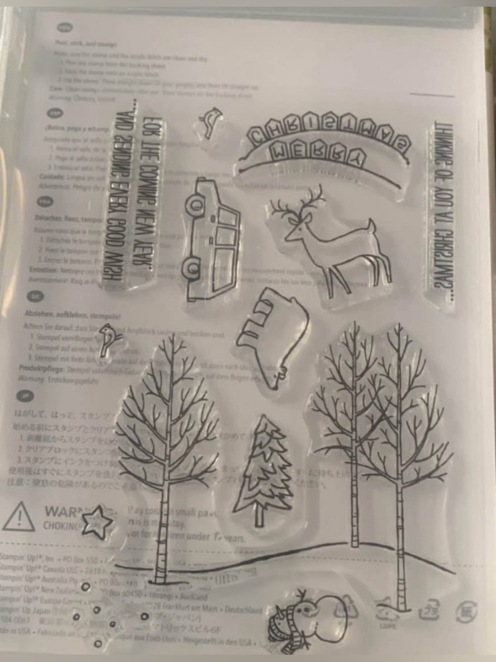 Stampin' Up! White Christmas Clear Stamp Set. ⛄️ - Picture 2 of 2
